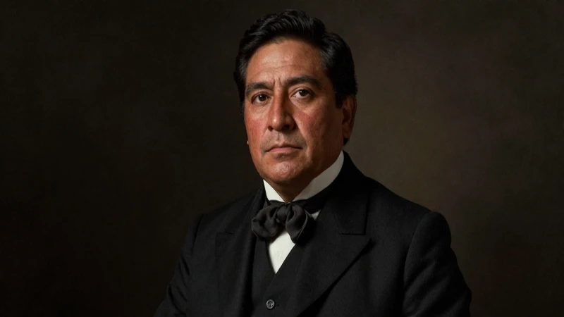 Retrato dramático de Martín Carrera, mestizo mexicano