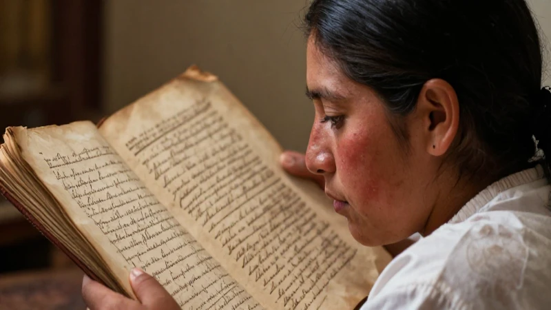 Fray Martín de Valencia: Su Impacto y Legado Histórico 9 Mexicana mestiza, manuscrito antiguo, luz cálida