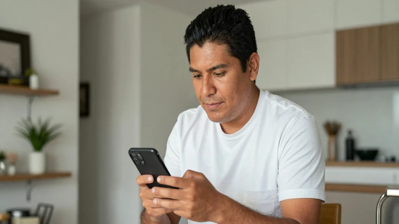 Cobertura de Megacable con 4.5G y Fibra en México 5 Mexicano, mestizo, con teléfono en casa moderna