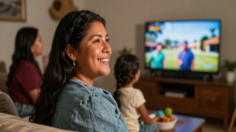 Familia mestiza sonríe en un ambiente cálido