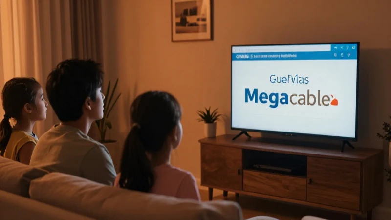 Guía Megacable Tehuacán: Sucursales, Atención al Cliente y Contratación 5 Familia viendo televisión en ambiente cálido