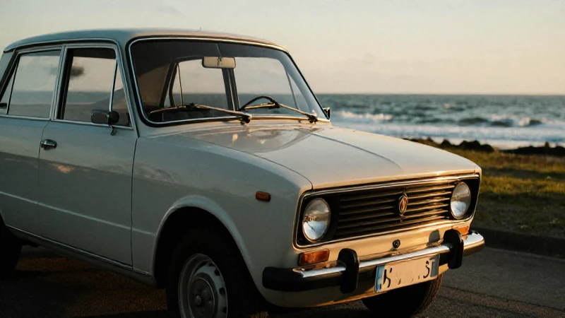 Lada 675 vintage en Veracruz, cálido y nostálgico