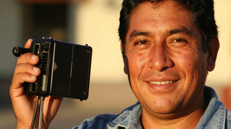 Hombre mestizo sonríe bajo la luz dorada