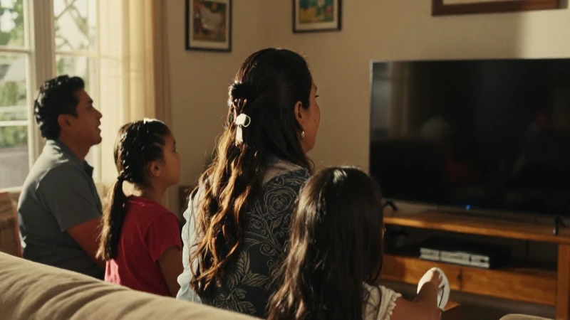 Familia mestiza disfruta un hogar cálido