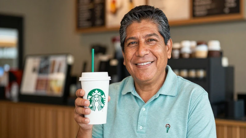 Mexicana, mestiza, con café en ambiente cálido