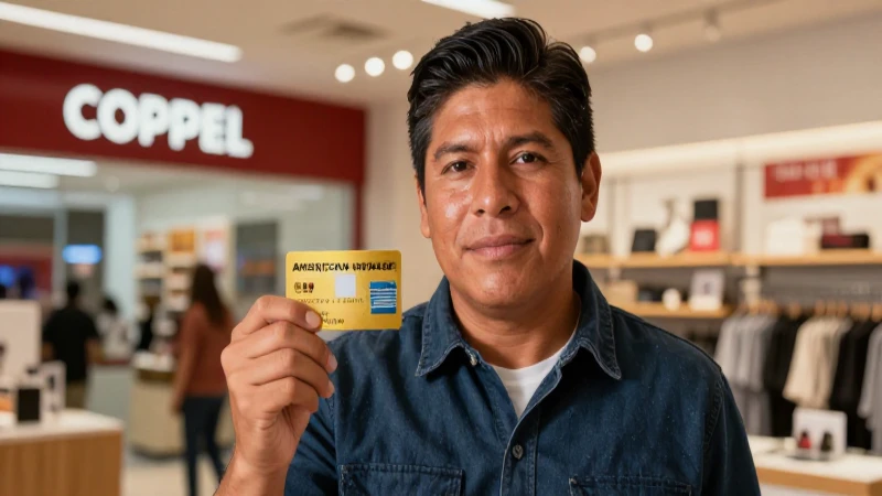 Mexicano con Amex Gold en Coppel
