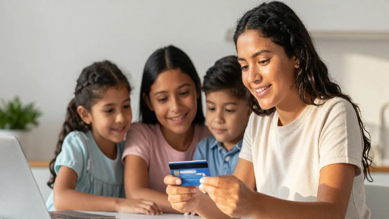 Qué son y cómo funcionan los Meses Sin Intereses en México 4 Familia mexicana sonríe, buscando ofertas de crédito