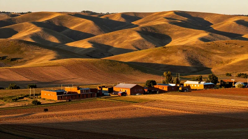 Meseta Central de MÉXICO: Descubre su IMPORTANCIA y BELLEZAS 4 Paisaje rural mexicano bañado en luz dorada