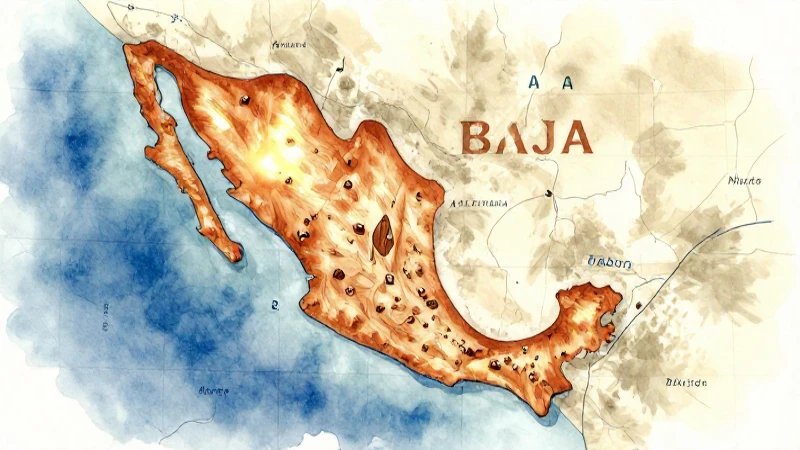 Península de Baja California, mestiza y soleada