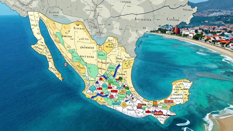Guerrero: playas, cultura y mapa aéreo