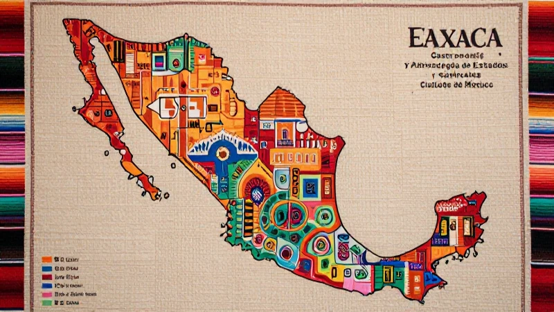 Oaxaca: gastronomía, antropología y mapa mexicano