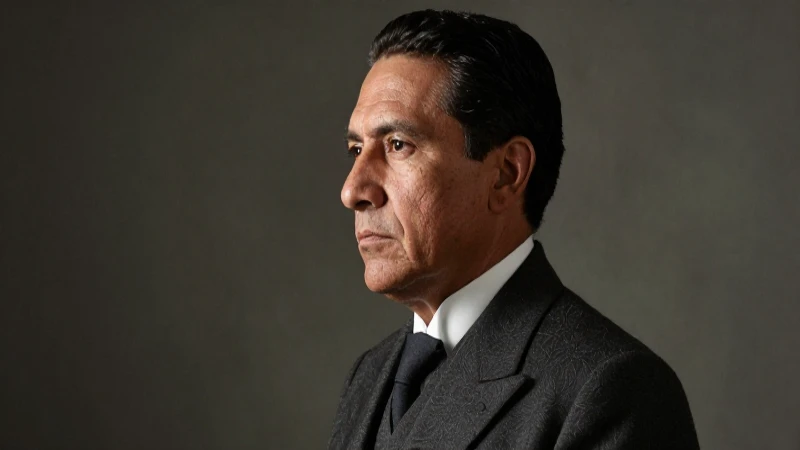 Retrato solemne de Barragán, mestizo y serio