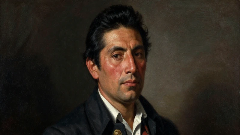 Retrato mestizo mexicano con luz dramática