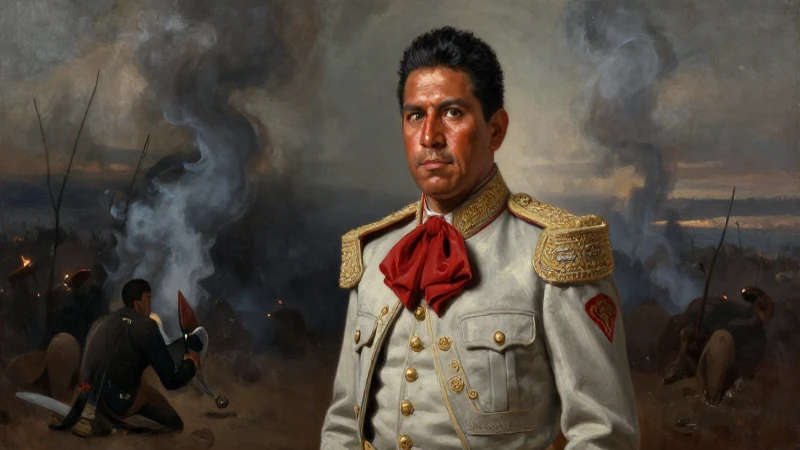 Miguel Miramón: La INFLUENCIA del 29° PRESIDENTE de México 4 Miramón, mestizo mexicano, en batalla sombría