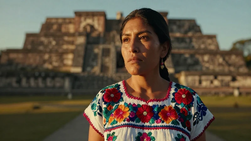Mito de Chiapas: DESCUBRE las MÍTICAS Leyendas Ocultas 8 Mujer Maya en Chiapas, luz cálida y misteriosa