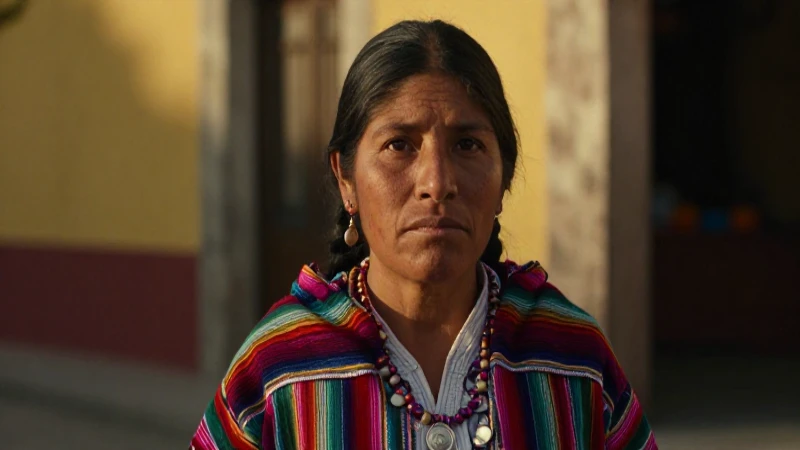 Mujer zapoteca, textiles, luz dorada, Oaxaca