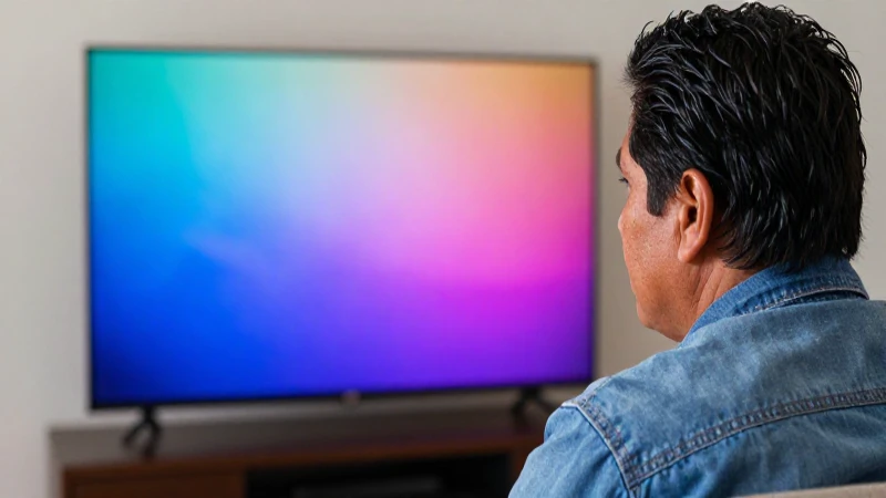 Televisión 4K muestra un rostro mestizo