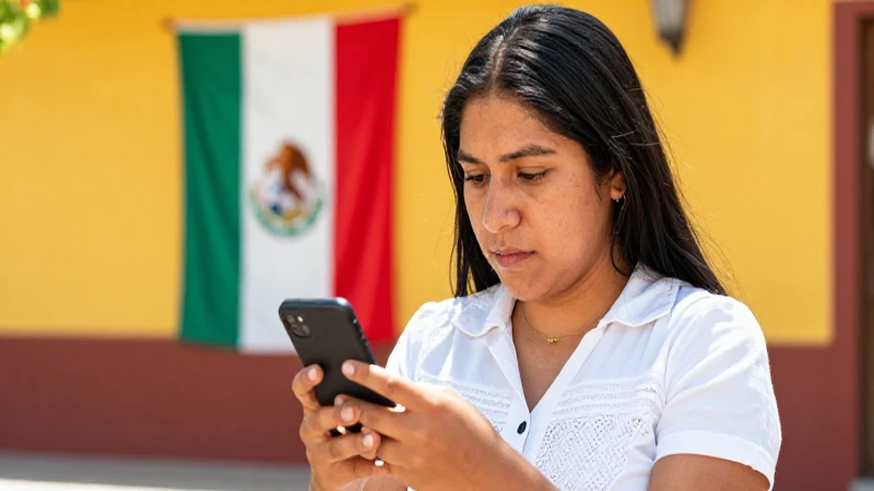 Cómo activar paquetes ilimitados en Movistar México 3 Joven mexicana sonríe con su celular al sol