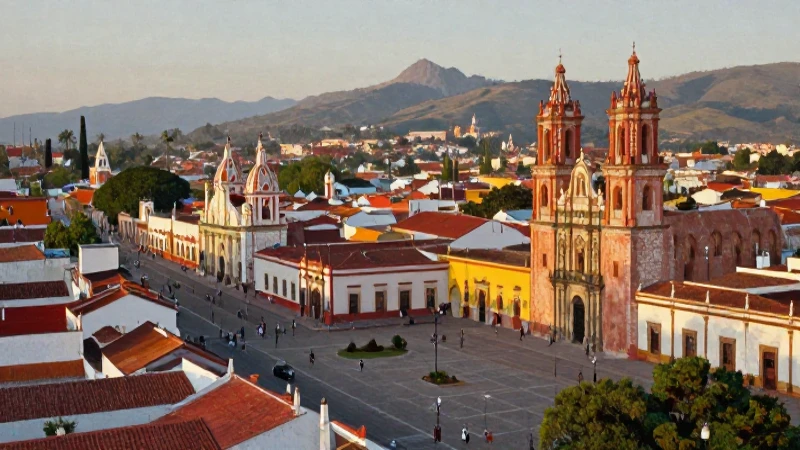 Descubre la Impresionante División Política de Tlaxcala 2 Tlaxcala: arquitectura colonial en luz dorada