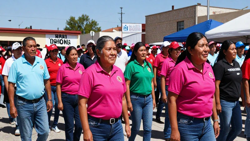 Descubre la Impresionante División Política de Tlaxcala 6 Multitud mestiza celebra al sol y colores
