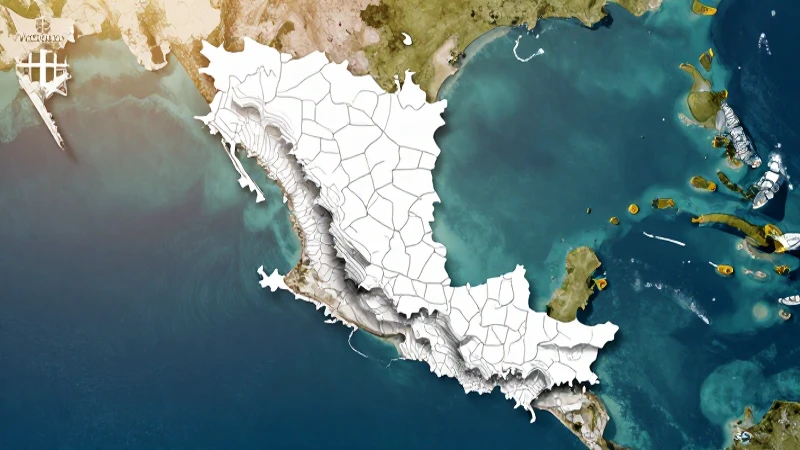 Municipios de Yucatán: DESCUBRE su DIVISIÓN POLÍTICA ÚNICA 7 Mapa de Yucatán, luz suave, vista aérea
