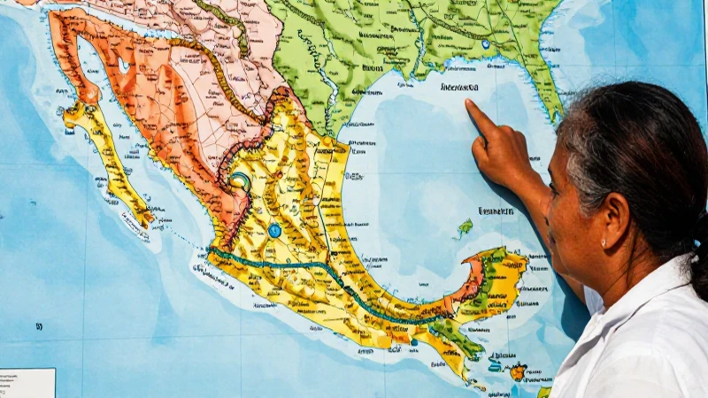 Municipios de Yucatán: DESCUBRE su DIVISIÓN POLÍTICA ÚNICA 9 Mapa del Yucatán con luz y detalle