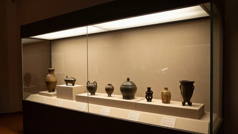Conoces los museos de Mexicali Conoce su riqueza cultural 3 Vitrina con artefactos en un museo cálido
