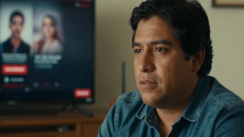 Mexicana mestiza ve Netflix en casa