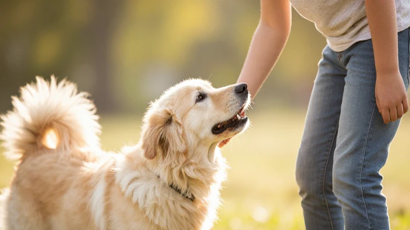 Explora las Sorprendentes Lenguas: ¡Más Allá de los Perros! 7 Niño y perro bajo luz cálida y suave