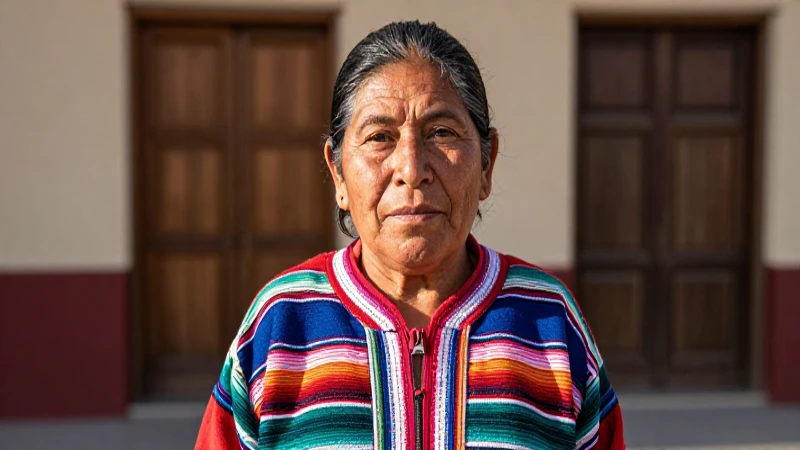 Retrato mexicano con luz cálida y colores vivos