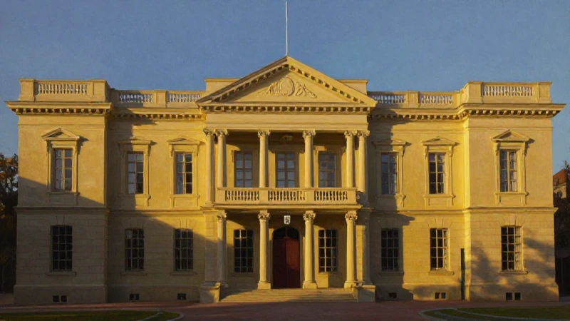 Descubre las Maravillas Únicas de Nueva Extremadura 6 Pintura realista de arquitectura colonial al atardecer