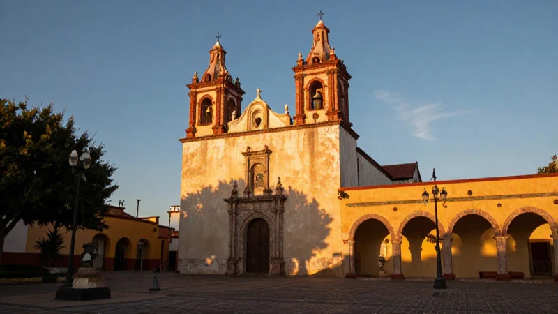 NUEVO TOLEDO MÉXICO: DESCUBRE DÓNDE ESTÁ y su ENCANTO 2 Toledo: iglesia de adobe en luz dorada