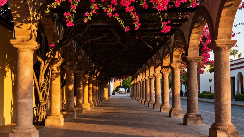 NUEVO TOLEDO MÉXICO: DESCUBRE DÓNDE ESTÁ y su ENCANTO 4 Arquitectura mexicana iluminada por el sol