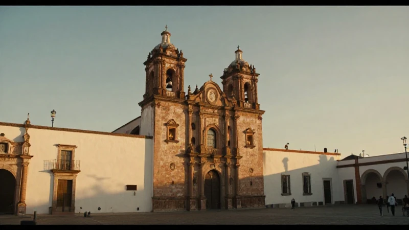 Arquitectura colonial, mestizaje y cálida luz dorada