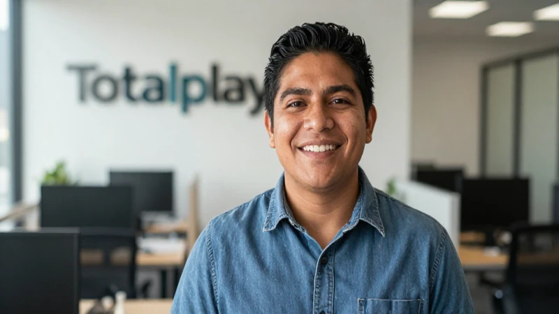 Dónde encontrar oficinas Totalplay en Guadalajara 4 Empleado mexicano sonríe bajo luz natural