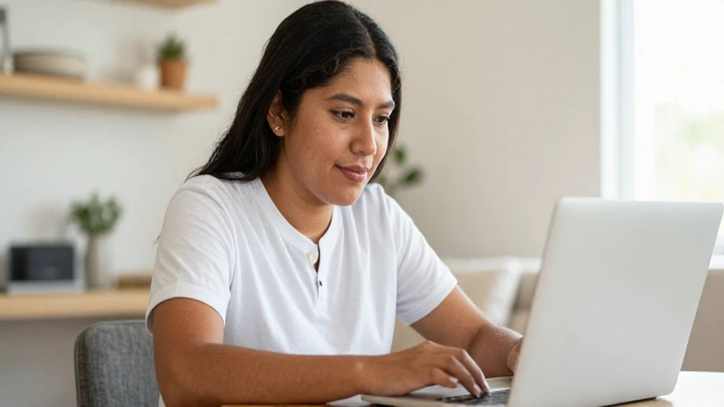 Pago en línea a HDI: Guía completa y FAQs 4 Joven mexicana en hogar cálido, luz brillante