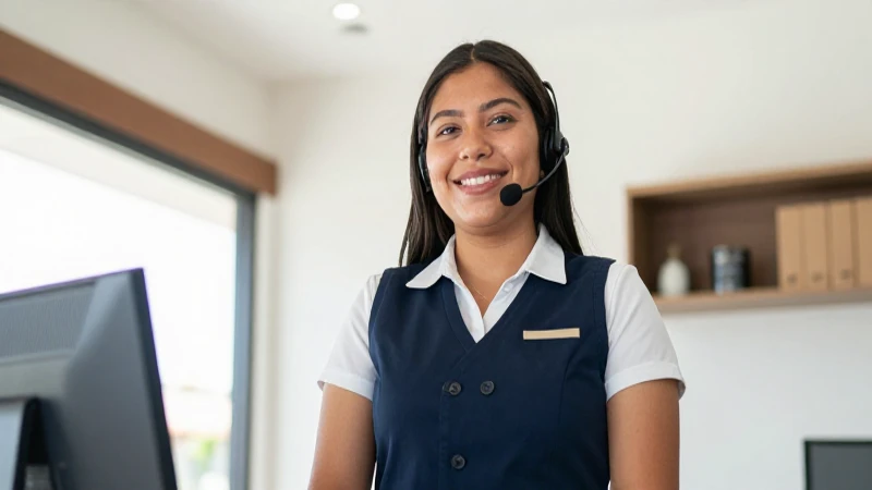 Qué servicios contiene el paquete 289 de Telmex en México 5 Empleado mexicano amable, ambiente cálido y luminoso