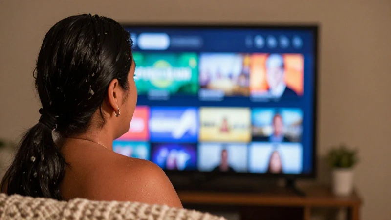 Mexicano disfruta de televisión con luz cálida
