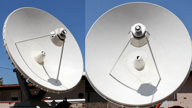 Plano cercano de antena y piel bronceada