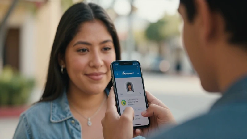 Mexicano, con rasgos mestizos y piel bronceada, usa un móvil