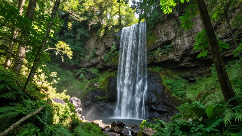Fotografía vibrante de naturaleza exuberante