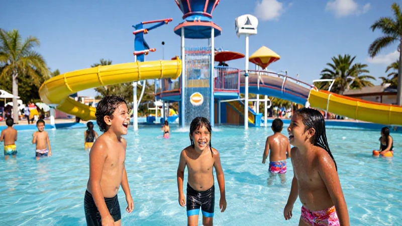 Tobolandia: niños mexicanos disfrutan un día soleado