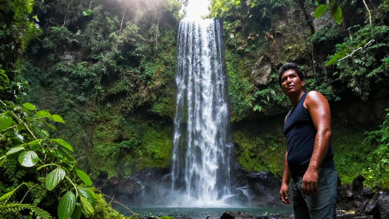Explorando parques naturales en Nuevo León: Belleza de Monterrey 5 Cascada exuberante en selva, aventura mexicana