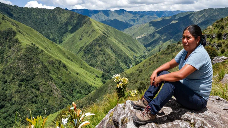 Paisaje mexicano soleado, vibrante y montañoso