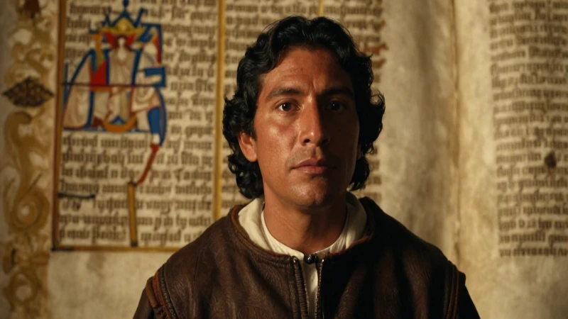 Fray Pedro de Gante: BIOGRAFÍA y su LEGADO en la HISTORIA 9 Un indígena mestizo bajo luz dorada