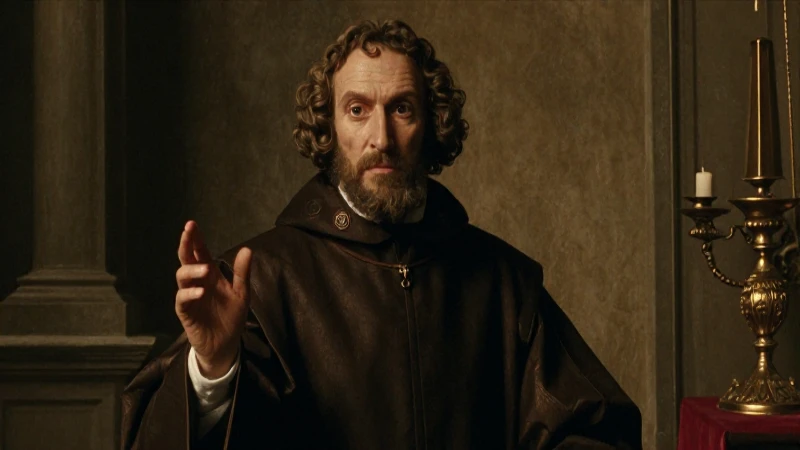 Fray Pedro de Gante: BIOGRAFÍA y su LEGADO en la HISTORIA 7 Un fraile, manuscrito antiguo, estilo barroco