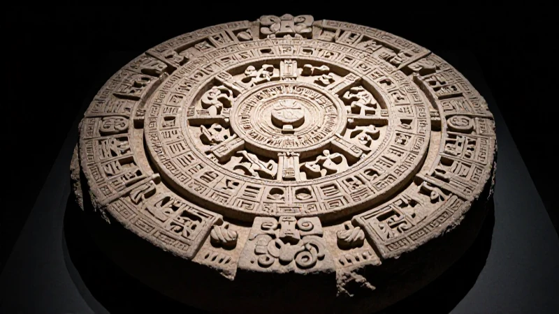 Cultura Zapoteca: Orígenes y Asombrosas Características 4 Piedra zapoteca con intrincados glifos mayenses