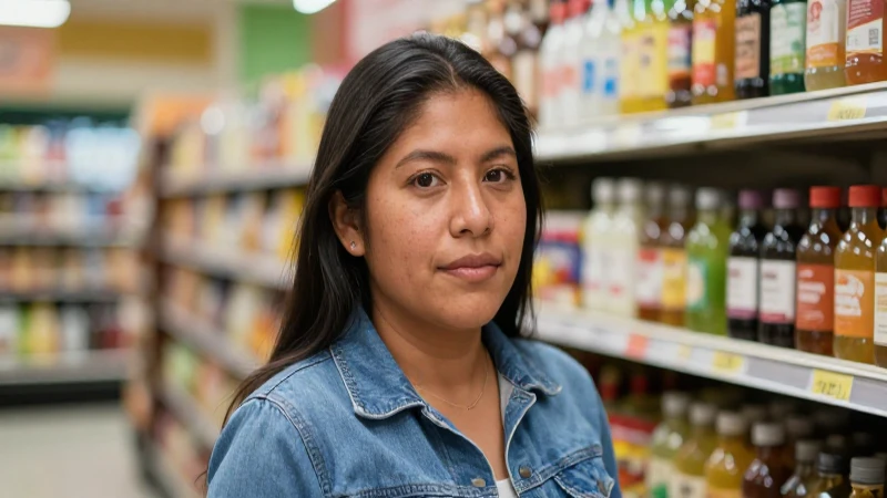 Joven mestiza, interior cálido, luz natural suave