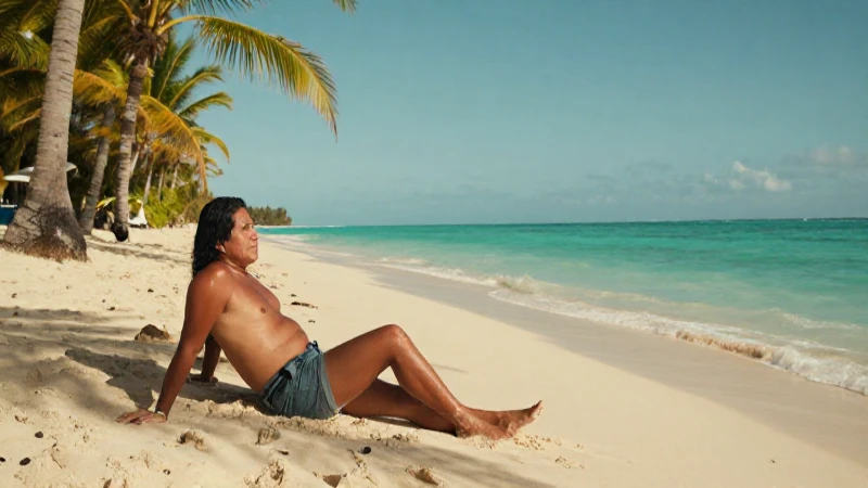 Playa tropical, mexicana, relajante y soleada
