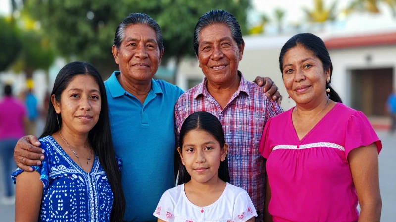 Descubre la Población de Chihuahua: Cuántos Habitantes Hay 4 Familia mexicana sonriente bajo luz cálida